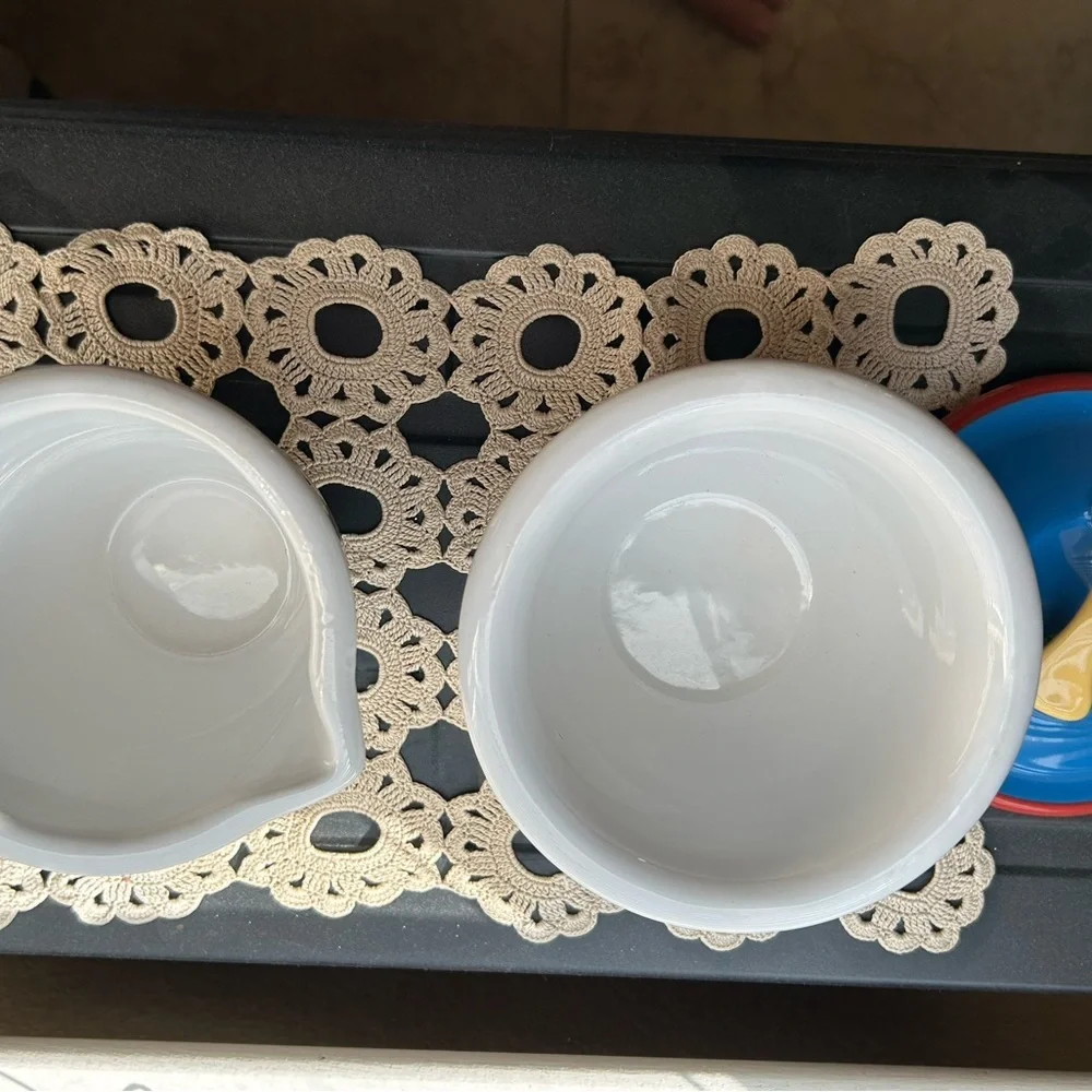 Corelle Coordinates Ceramic Sugar / Creamer Set